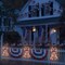 LED 4th of July Bows for Wreath, Patriotic Wreath Bows LED Red Blue Burlap Bows American Flags Bow with LED Lights Memorial Day Farmhouse Craft Bows for Front Door Decorations